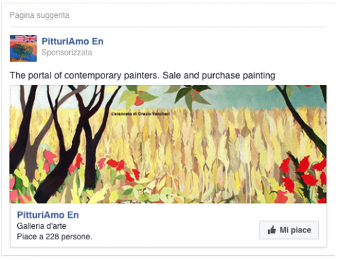 Campagna Facebook - Mi piace alla pagina