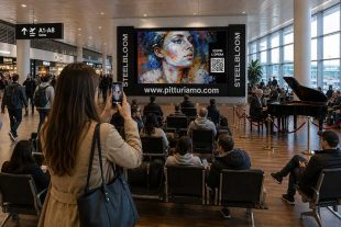 Arte in aeroporto Milan Bergamo Airport