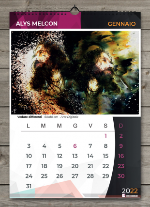 Il calendario d’artista personalizzato - Completo
